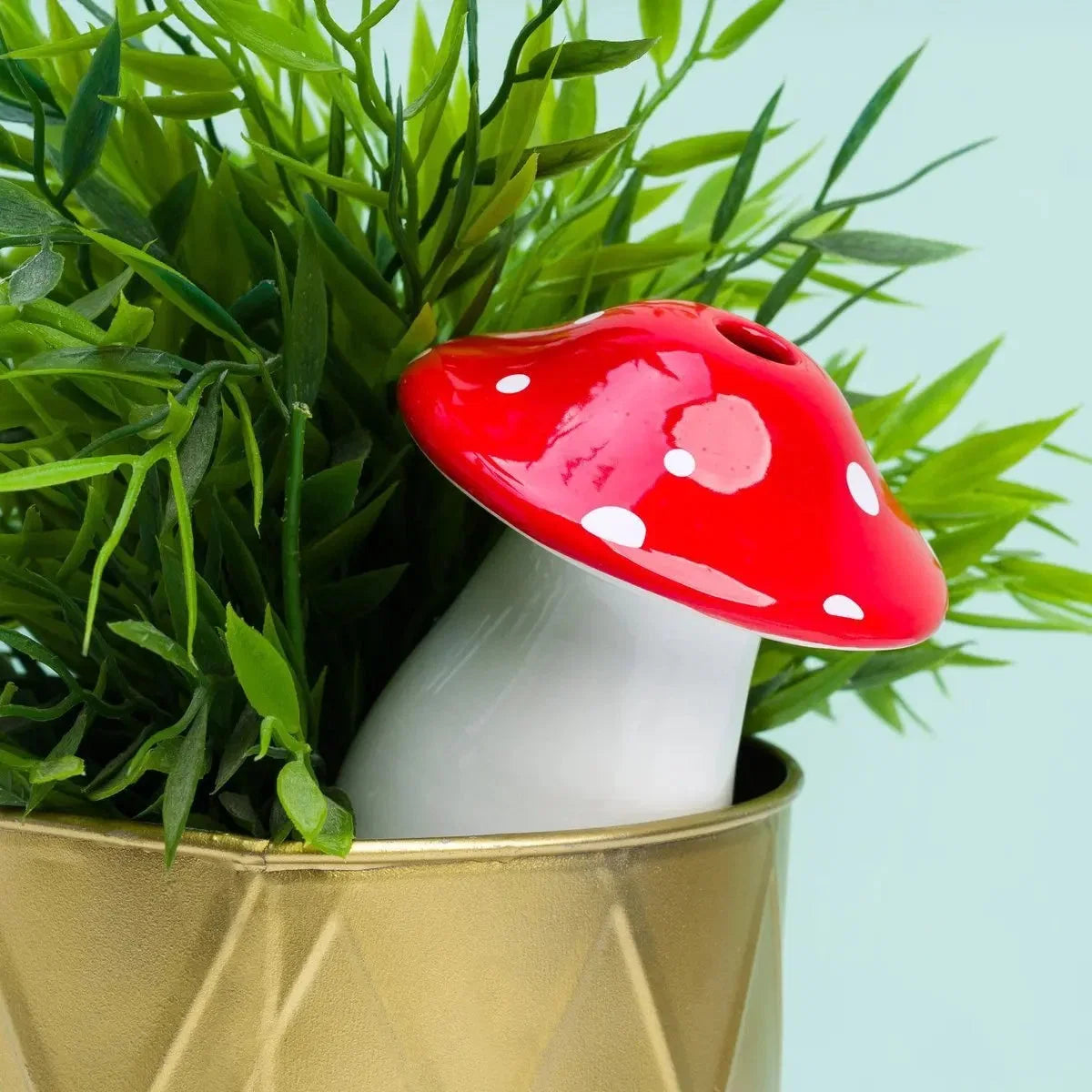 Bewässerungssystem Pilz – Selbstbewässerung für Pflanzen in Pilzform 11,2x16cm – Automatischer Wasserspender für Blumentöpfe, Balkon & Garten