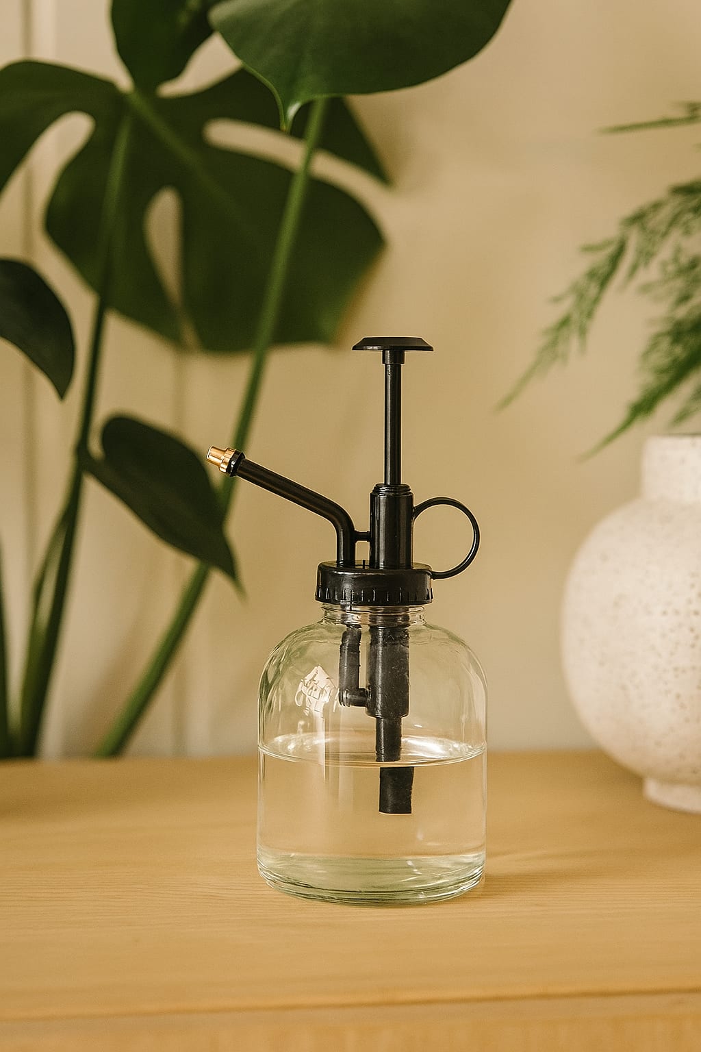 Pflanzensprühflasche – Glas – 300ml – Feiner Sprühnebel für Zimmerpflanzen, Terrarien & empfindliche Blätter – Stilvoll & Praktisch – Plant