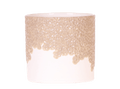 Ziertopf Bloom Sand – Dekorativer Blumentopf Ø12cm – Natürlicher Übertopf mit Blütenstruktur – Design Pflanztopf für Zimmerpflanzen Kräuter & Deko – Pot