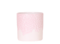 Ziertopf Bloom Pink – Blumentopf Ø9cm – Rosa Übertopf mit Blütenstruktur – Moderner Pflanztopf für Zimmerpflanzen Kräuter Sukkulenten & Deko – Pot