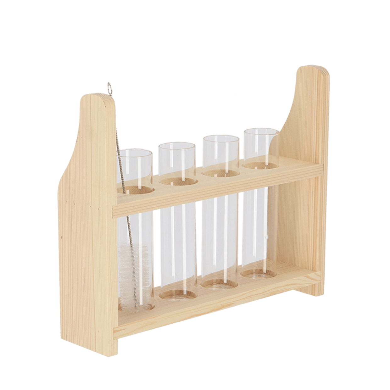 Reagenzglasständer S – Kompakter & stabiler Halter – 20cm hoch – Für Reagenzgläser – Platzsparend & robust – Plant