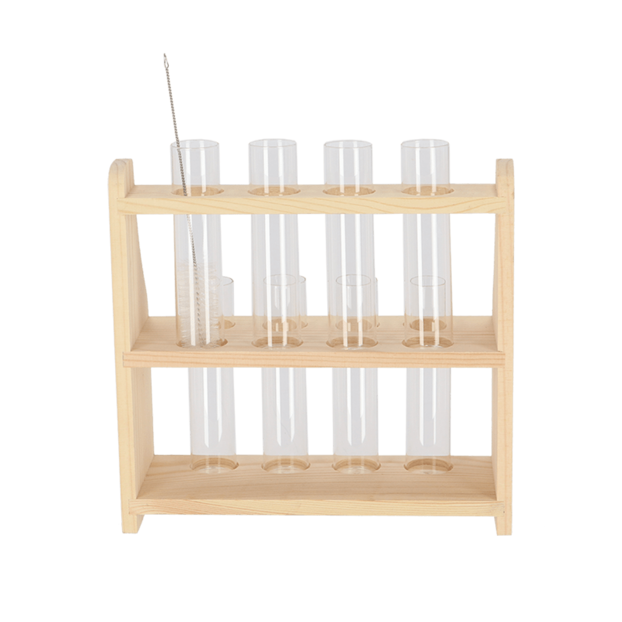 Reagenzglasständer L – Stabiler Halter für Reagenzgläser – Kompakte Maße 24,3x8,5x24,1cm – Praktisch und Robust für Pflanzen & Stecklinge – Plant