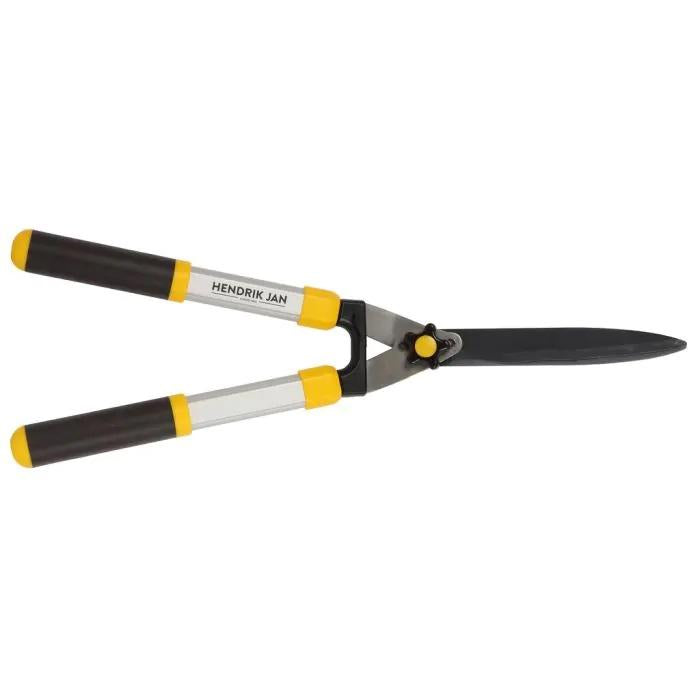 Heckenschere – Gartenschere Aluminium – 60cm – Teleskop & Wellenschnitt – Verstellbare Griffe – Für Hecken & Sträucher – Plant