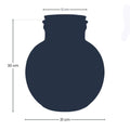 Terrarienflasche Bolder Bob mit Korken – Ø30cm ↕31cm – Glasflasche aus Recyclingglas – ca. 11L Volumen – Für DIY – Terrarien & Mini – Ökosysteme – Plant