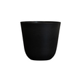 Pflanztopf Palermo Schwarz – D35xH32cm – Moderner Blumentopf in edler Betonoptik – Hochwertiger, wetterfester Pflanzkübel aus robustem Kunststoff – Für Innen- & geschützte Außenbereiche – Plant