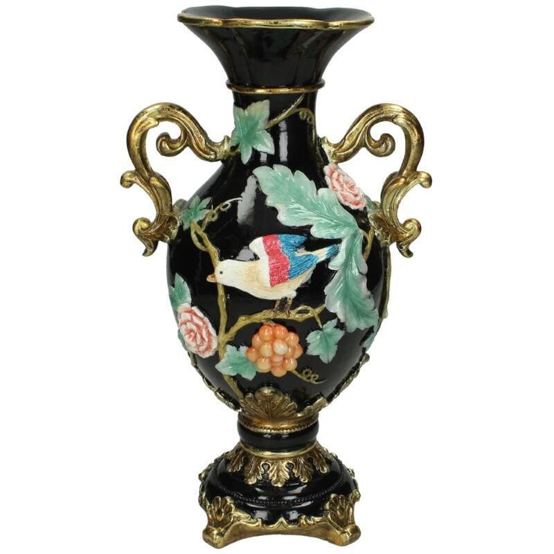 Vase Vogel – Buntes Design – 31,5cm – Dekovase für Blumen & Wohnaccessoires – Verspieltes, kreatives Interieur – Plant