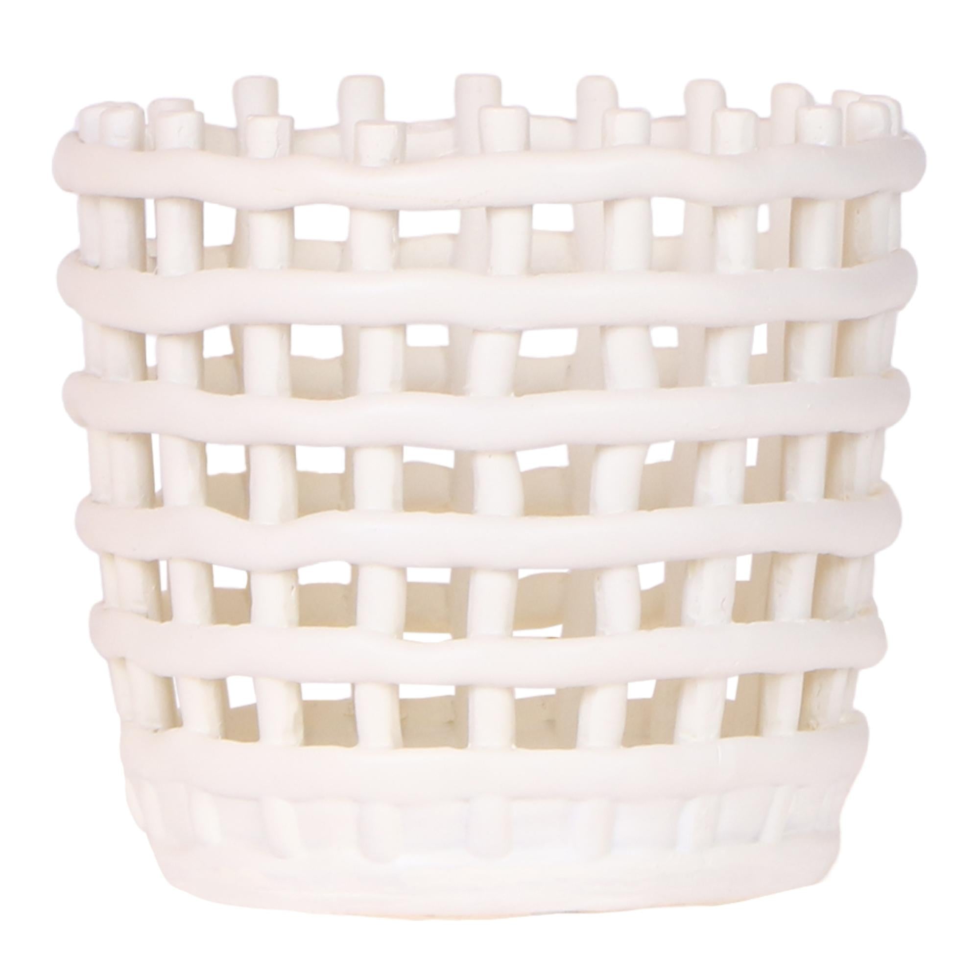 Mesh Ziertopf Ø12cm – Moderner Pflanztopf mit Strukturdesign – Dekorativer Übertopf für Zimmerpflanzen Kräuter & Sukkulenten – Pot