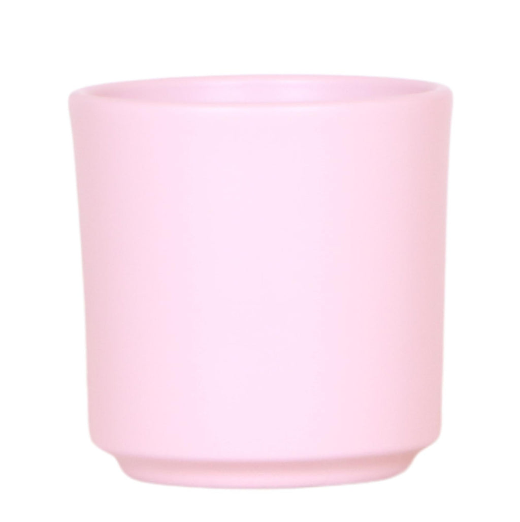 Simplicity Blumentopf – Rosa – 9cm – Moderner Pflanztopf mit glatter Oberfläche – Dekorativer Übertopf für Zimmerpflanzen, Balkon & Büro – Plant