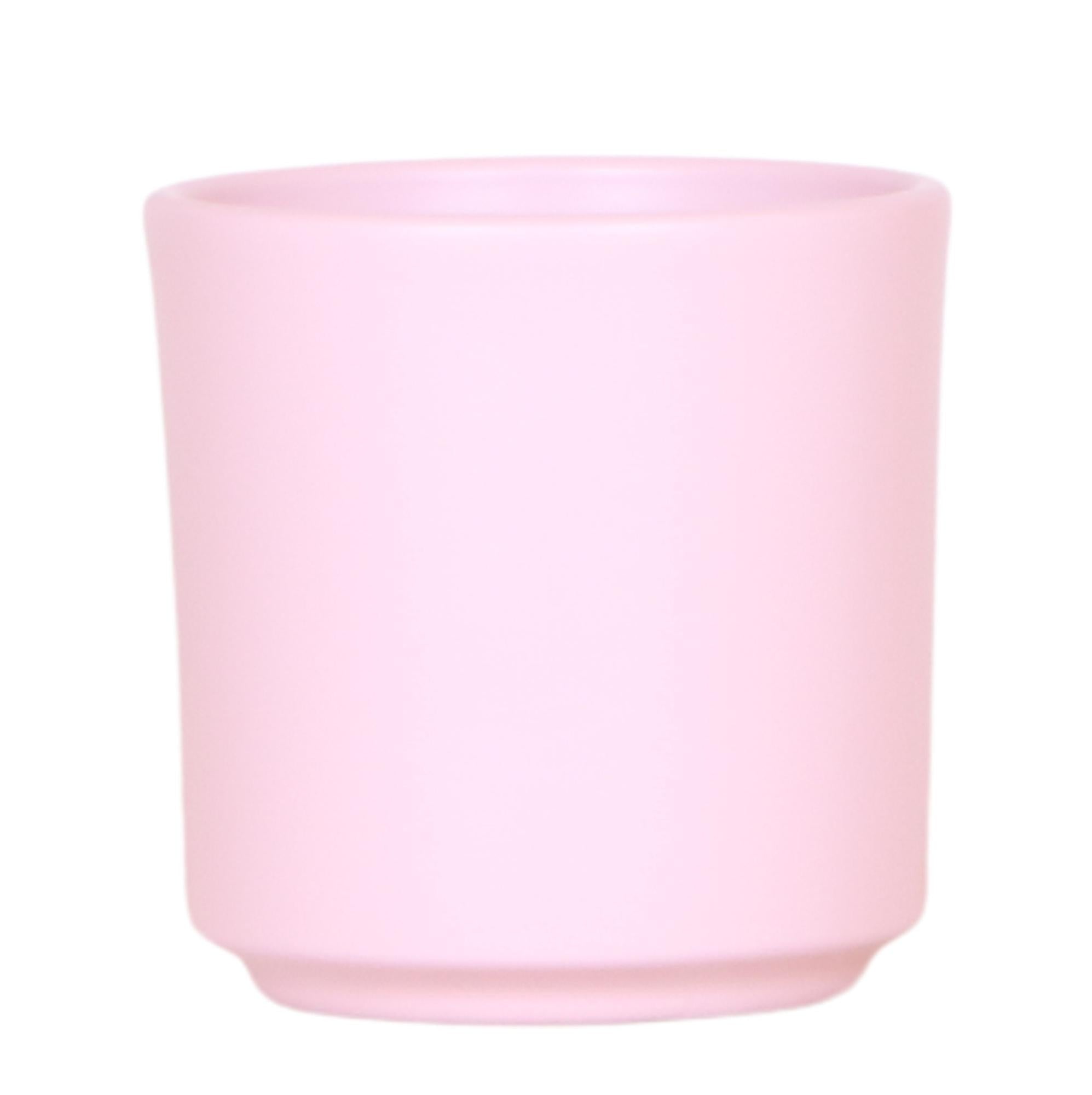 Simplicity Blumentopf – Rosa – 9cm – Moderner Pflanztopf mit glatter Oberfläche – Dekorativer Übertopf für Zimmerpflanzen, Balkon & Büro – Plant