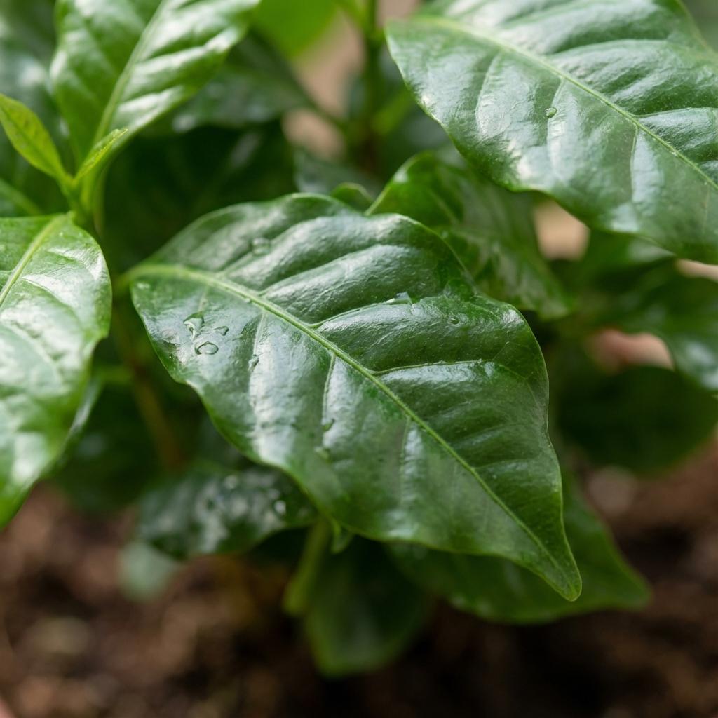 Kaffeepflanze Coffea Arabica Weiß – Pflegeleichte Grünpflanze 12cm – Höhe 15-20cm – Dekorative Kaffeepflanze für Wohnzimmer Büro & Fensterbank – Plant