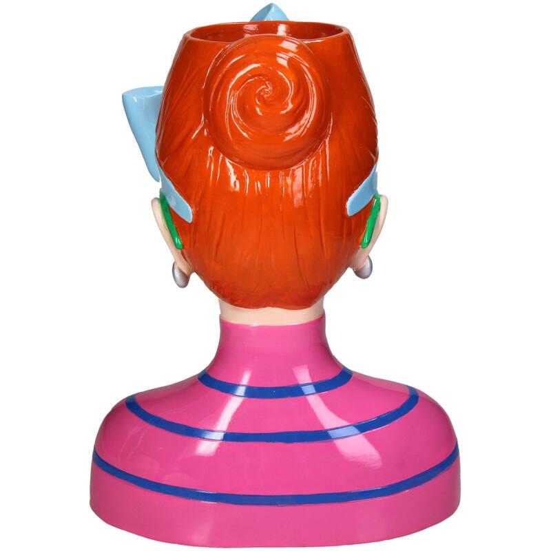 Vase Fashion Lady 'Larissa' – 30cm – Polyresin – Modedesign – Dekorative Kunstvase für Wohnzimmer, Tisch & Fensterbank – Plant