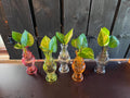 Hydroponik Pflanzen Mix im Venice Glas – Ø7cm ↕20cm – Grünpflanzen im Glasgefäß – Pflegeleicht & modern – Für Wohnzimmer, Büro & Tischdeko – Plant