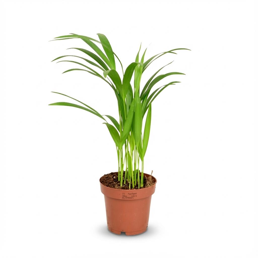 Areca Palme Areca Dypsis Lutescens Ø12cm Höhe40cm – Goldfruchtpalme mit gefiederten Blättern – Luftreinigende Zimmerpflanze für Wohnraum & Büro – Plant
