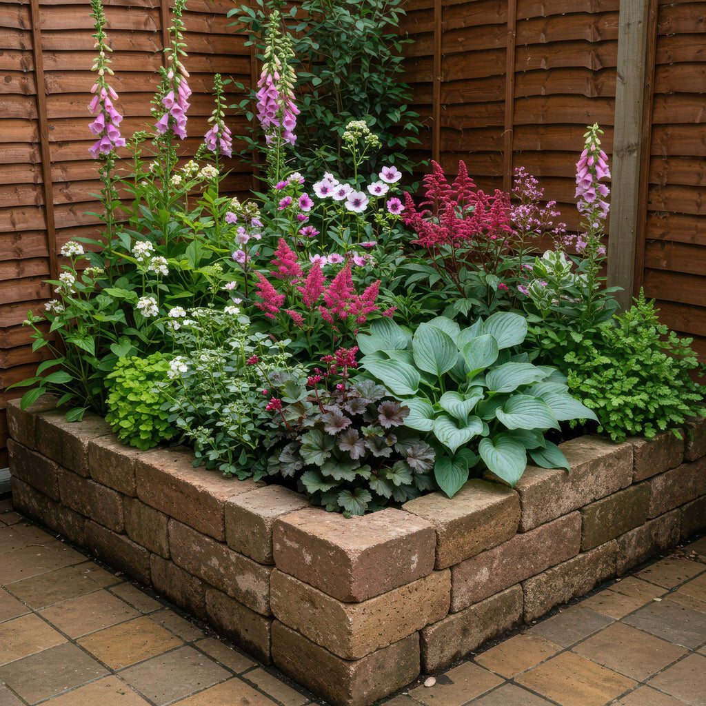 Staudenset – Schatten – 6 schattenverträgliche Stauden – Für 1m² Beet – Verschiedene Farben – Pflegeleicht – Ø11cm – Plant