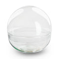 Terrarium – Glaskuppel Dome – zweiteilig – Ø20cm ↕20cm – Runde Glasflasche aus Recyclingglas – Ideal für DIY – Pflanzenterrarien & Mini – Ökosysteme – Plant