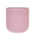 Flare Dekotopf – Ø9cm – Lila Retro – Blumentopf im 70er Jahre Stil – Strukturierte Oberfläche – Pflanzgefäß aus Keramik – Indoor – Ziertopf – Plant