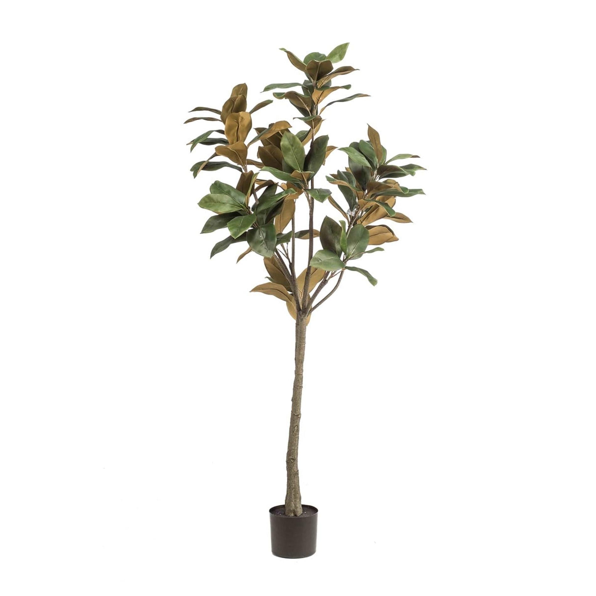 Magnolia Denudata – 150cm Kunstbaum – Künstliche Magnolie Weiß – Pflegeleichte Deko für Zuhause & Büro – Plant