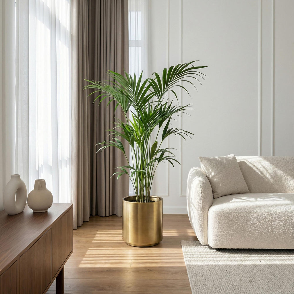 Howea Forsteriana – Kentia – Palme – 140-150cm – Ø24cm – Pflegeleichte Zimmerpalme mit gefiederten Blättern – Tropische Grünpflanze für Innenräume – Plant