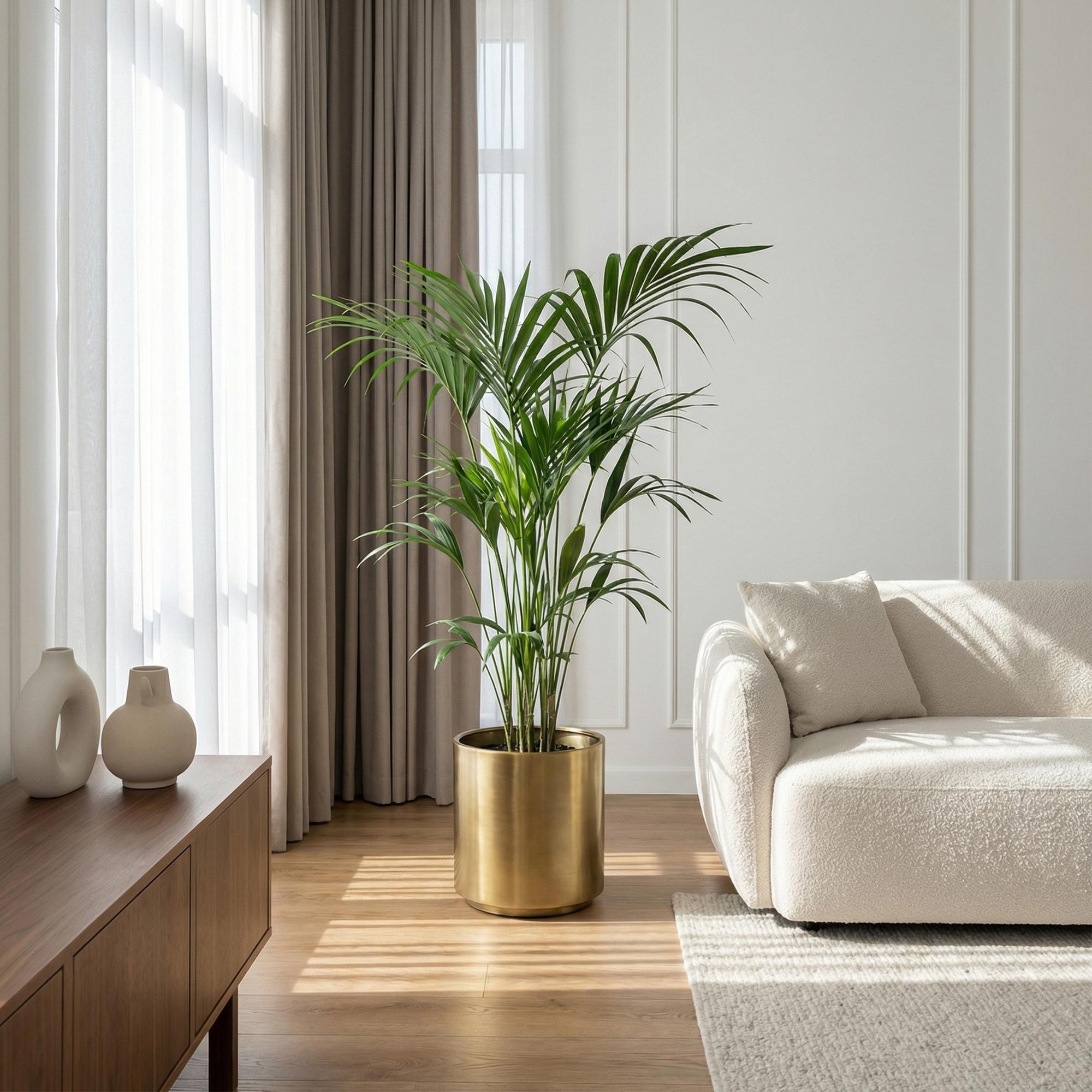 Howea Forsteriana – Kentia – Palme – 140-150cm – Ø24cm – Pflegeleichte Zimmerpalme mit gefiederten Blättern – Tropische Grünpflanze für Innenräume – Plant