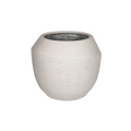 Topf Ruvido Sand – Großer Pflanzkübel Ø54 x H47cm – Rustikales, sandfarbenes Design – Wetterfeste Keramik – Ideal für große Pflanzen innen & außen – Plant