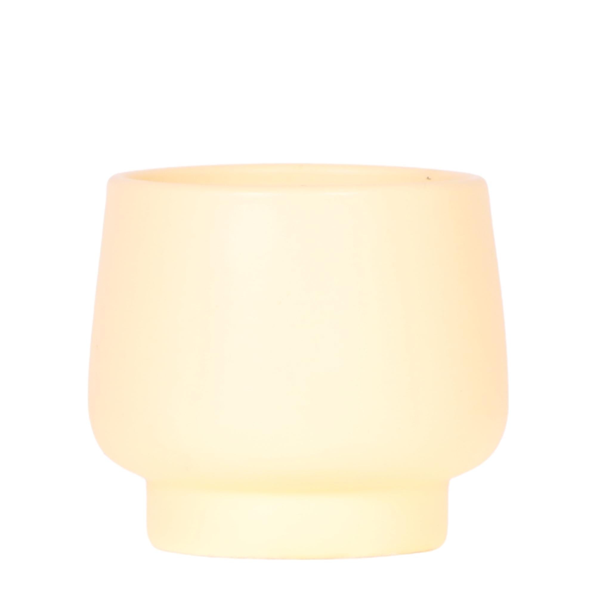Scandic Blumentopf – Gelb – Ø9cm – Moderner Pflanztopf in Pastellgelb – Dekorativer Übertopf für Zimmerpflanzen, Orchideen & Kräuter – Plant