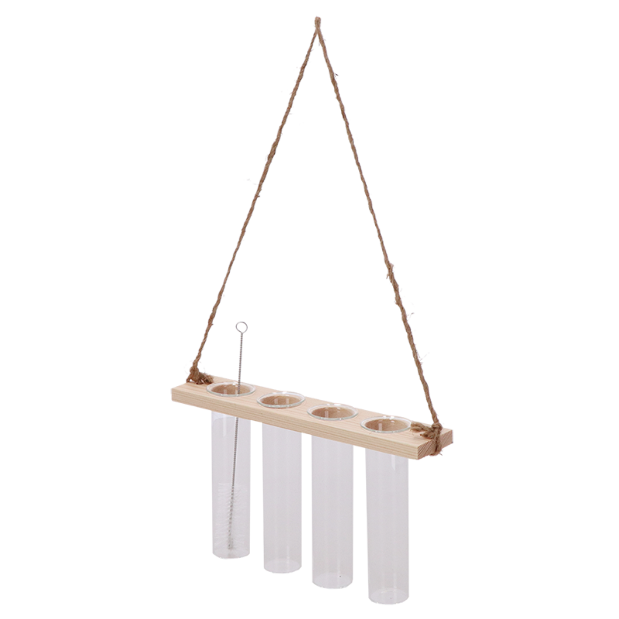 Reagenzglasaufhänger S – 22,2cm x 4,5cm x 13cm – Kompakter Halter für Reagenzgläser – Wandbefestigung & Ordnung – Plant