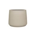 Pflanzgefäß Jumbo Patt Beige Washed – D23xH19cm – Blumentopf in Beton – Optik – Stilvoller Pflanzkübel für Innen & Außen – Plant
