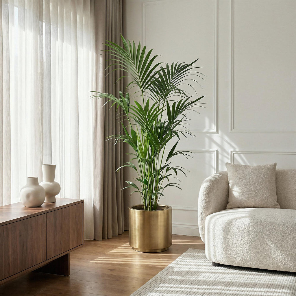 Howea Forsteriana – Kentia – Palme – 160-170cm – 27cm – Pflegeleichte, elegante Zimmerpalme mit fiederartigen Wedeln – Tropisches Highlight für Wohn – Plant