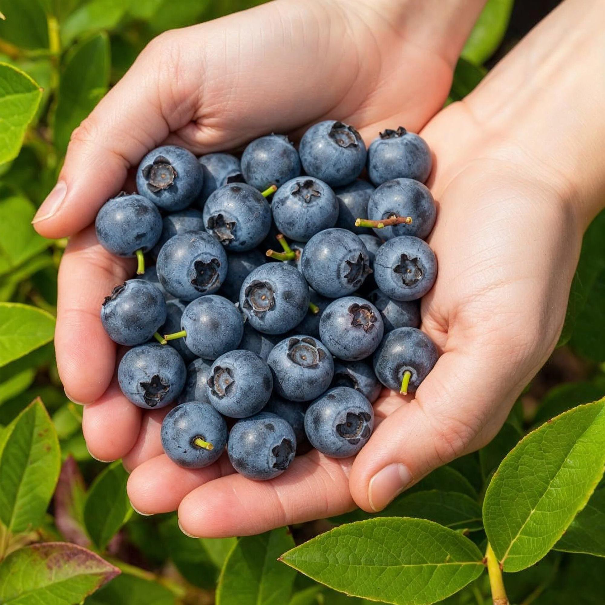 Blaubeere Vaccinium corymbosum Northland winterhart Ø9cm Höhe30cm – Aromatische Blaubeere für Garten Balkon & Terrasse