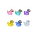 Glow in the Dark Badeenten – 7er Set – Bunte Mini-Enten 2cm – Leuchtend im Dunkeln – Für Terrarium, Minigarten & DIY-Deko – Plant