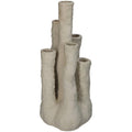 Blumenhalter Koraal – Ecru – Keramik Vase in Korallenform – Dekorativer Blumenhalter für Trockenblumen & Zweige – Maße 18×18×30cm – Plant