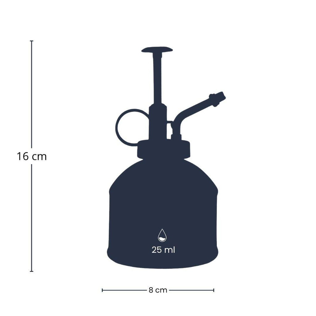Pflanzensprüher – Grün – Glas – 0,25L – Feiner Sprühnebel – Retro – Design – Handpumpe – Für Zimmerpflanzen & Stecklinge – Plant