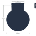 Terrarium Flasche – Geschlossene Glasflasche mit Korken – Höhe 20cm Ø18,5cm – Pflanzenterrarium aus Recyclingglas – Dekoratives Mini – Plant