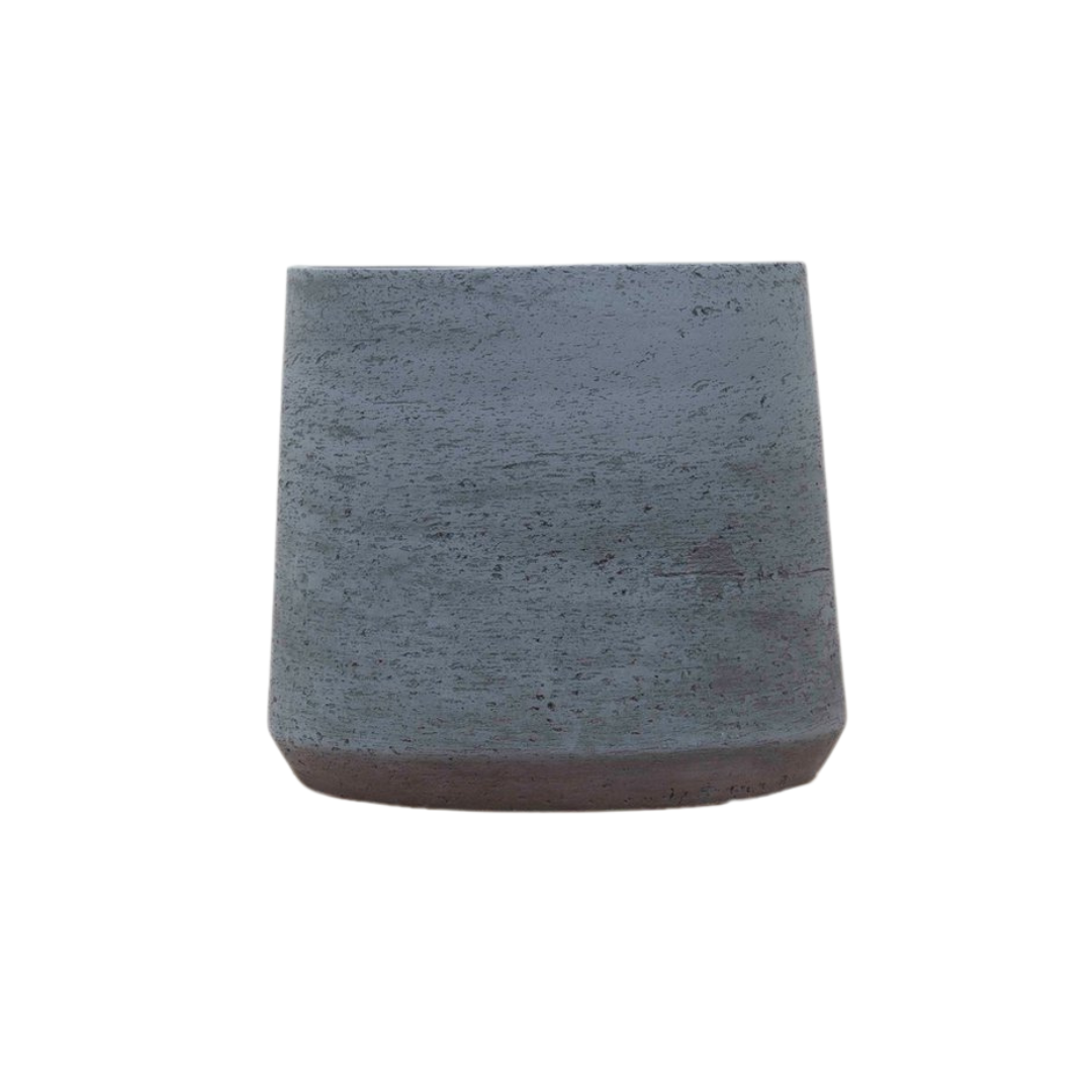 Pflanzgefäß Aniek Anthrazit – D43xH39cm – Moderner Blumentopf in Betonoptik – Stilvoller Pflanzkübel für Innen & Außen – Dekorativer Ziertopf für Pflanzen und Gräser – Plant