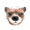 Pflanztopf Leopard – Braun – D12xH9,5cm – Blumentopf in Tierform – Keramik – Dekotopf für Sukkulenten & kleine Pflanzen – Plant