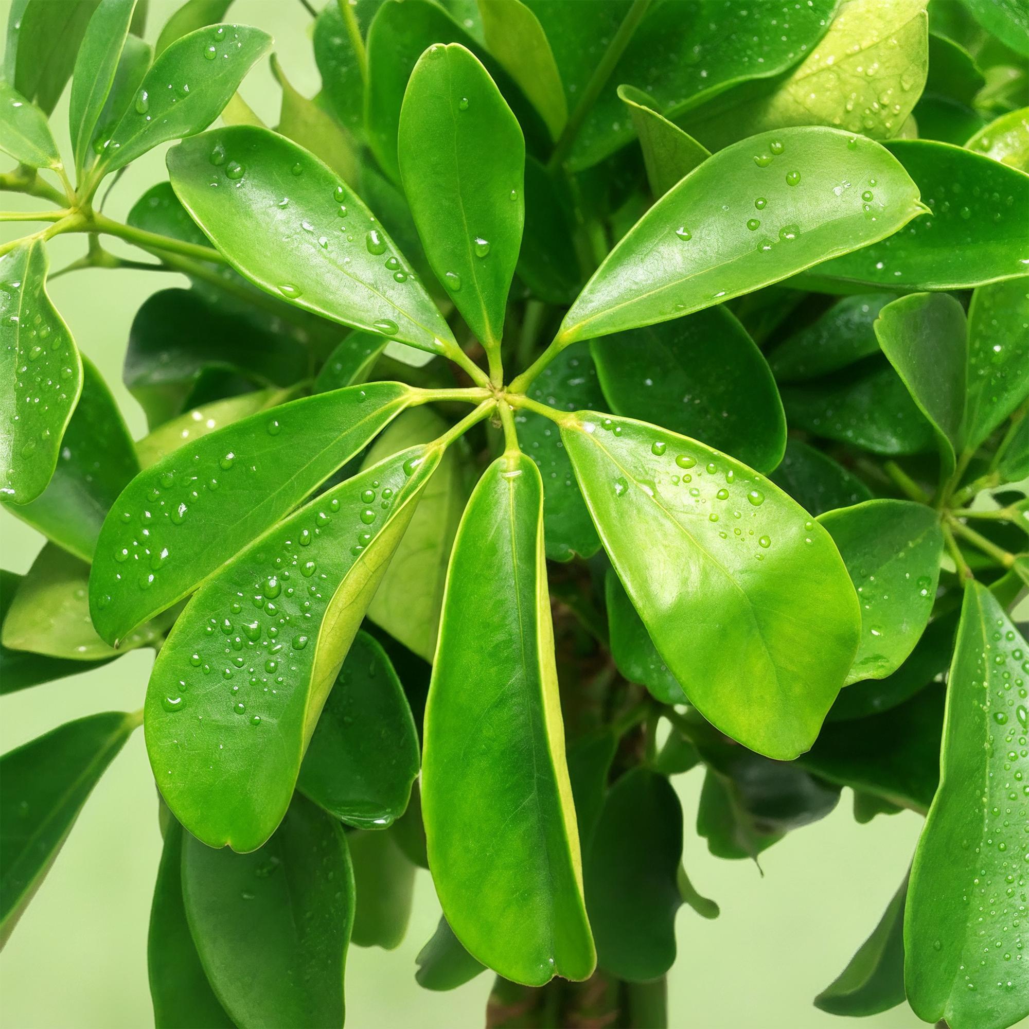 Schefflera Nora – 70-82cm – 21cm – Pflegeleichter Fingerbaum – Dunkelgrüne Zimmerpflanze für Wohnzimmer, Büro & Schlafzimmer – Luftreinigend & robust – Plant