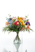 Kunstblumenstrauß – Pretty Powerful – 67cm – Hochwertiges Kunstblumen Bouquet für Wohnzimmer Büro Dekoration – Plant