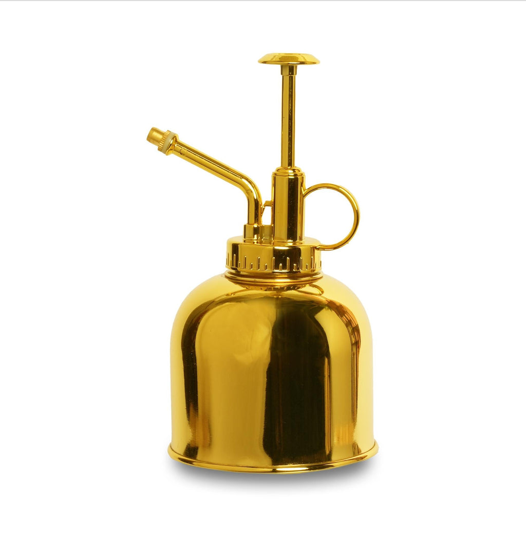 Pflanzensprüher Gold – Edelstahl 300ml – Feiner Nebel für Zimmerpflanzen, Terrarien & Kräuter – Plant