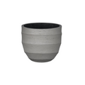Pflanztopf Bordo New Egg Grey – D65xH54cm – Großer Blumentopf in Betonoptik – , wetterfester Pflanzkübel aus robustem Kunststoff – Für Innen – Plant
