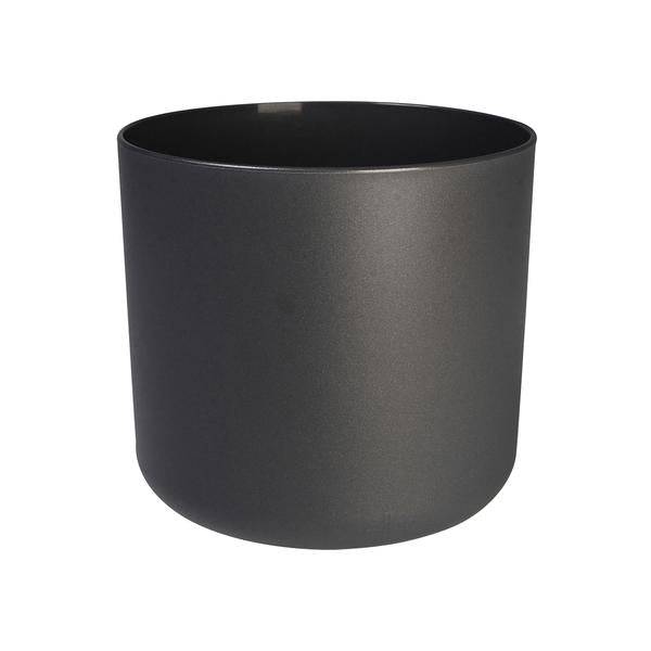 Blumentopf Anthrazit Ø22cm ↕22cm – moderner Pflanztopf für Zimmerpflanzen, Sukkulenten, Kakteen & Kräuter – Plant
