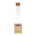 Trockenblumenständer aus Holz – Tube S – 24cm – Halter für Trockenblumen & Kräuter – 16 Löcher für kreative Blumenarrangements – Plant