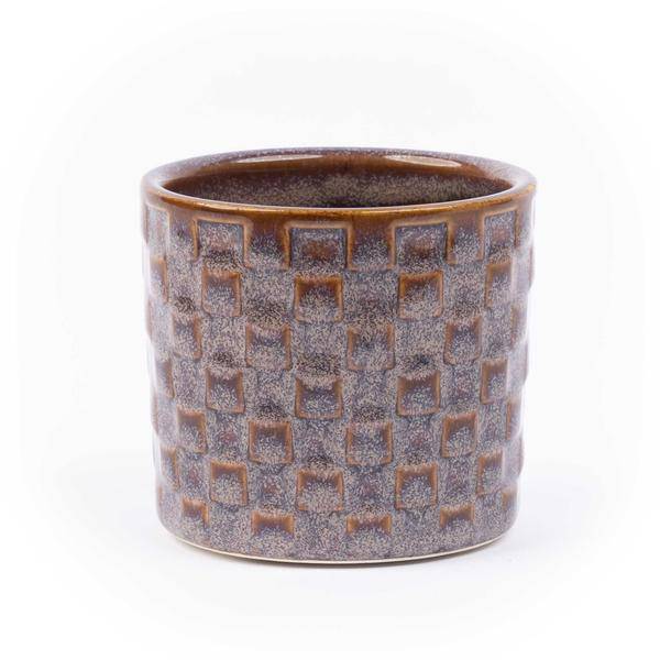 Topfset Madrid – 6 – teilig – Keramiktöpfe Ø7,2cm x H6,3cm – Mini – Pflanztöpfe mit einzigartigen Mustern – Boho & Modern – Plant
