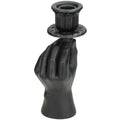 Kerzenständer – Schwarze Hand – 20cm – Moderner Kerzenhalter aus Polystone – Künstlerische Deko – Design – Kerzenständer für Tisch & Regal – Plant