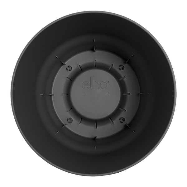 Greenville Pflanztopf Schwarz – D30 x H28 – Blumentopf für Innen & Außen – Elegantes Pflanzgefäß – Plant