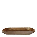 Ovales Tablett – Gold – Metalltablett 30x13cm – Dekoteller für Pflanzen, Töpfe & Wohnaccessoires – Stilvolle Ablage für Orchideen & Deko – Sets – Plant