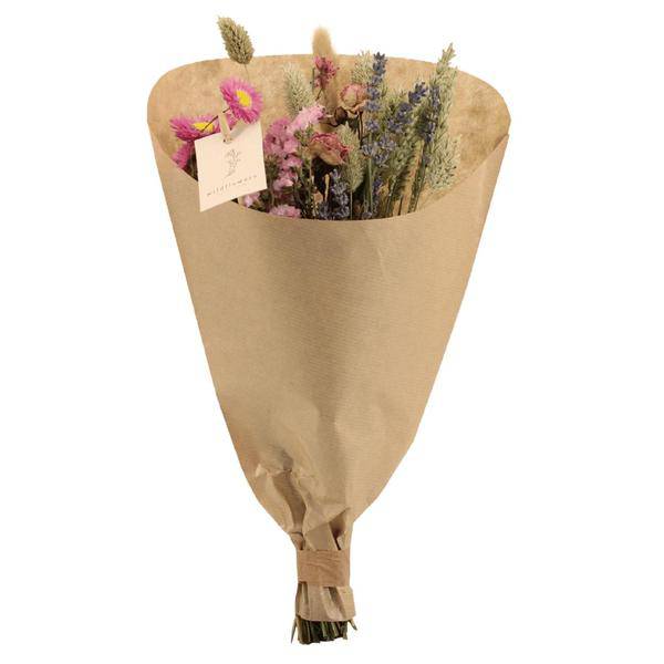 Blumenstrauß Rosa – Getrocknete Blumen – 35cm hoch – 12 Sträuße – Trockenstrauß in Pastelltönen – Plant