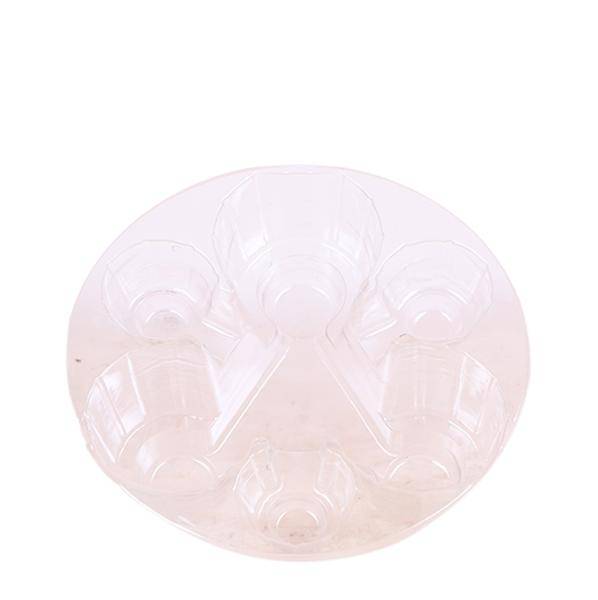Einlage mit Wasserreservoir für Orchideenschale – Bewässerungssystem für Orchideen – Jungle – Bouquet 3x9cm + 3x WaterWicks – Ø25cm – Plant