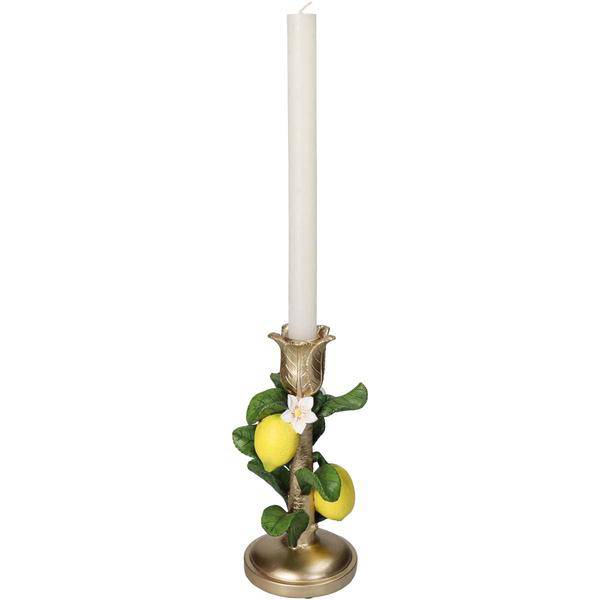 Kerzenständer Deko Gelb – dekorativer Kerzenhalter, Tischdeko & Wohnaccessoire für Zuhause – Plant