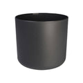 Topf Weiches Anthrazit – D25cm x H25cm – Moderner Pflanztopf mit matter Betonoptik – Perfekt für Zimmerpflanzen – Für Innen & geschützte Außenbereiche – Plant