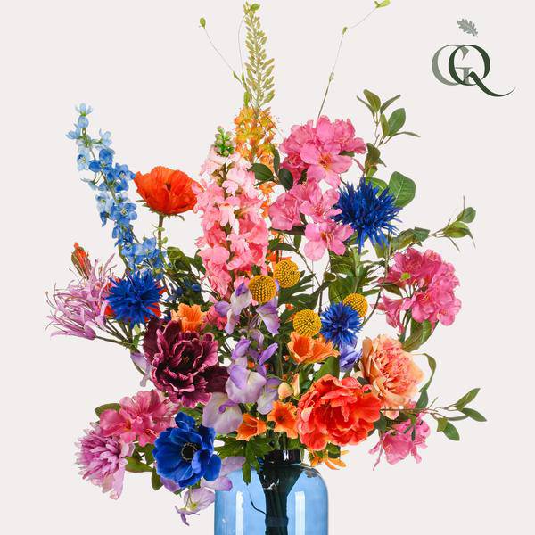 Künstlicher Blumenstrauß Luxury Glam – XL Kunstblumen Bouquet – 90cm hoch – Pflegeleichte Deko – Realistischer Look – Eleganter XL – Plant